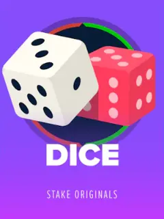 Dice by Stake Originals, in-house game in the Stake lobby