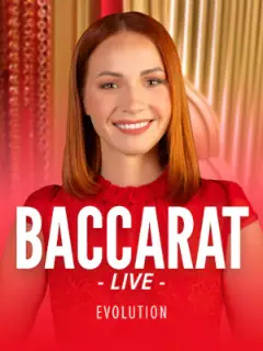 Baccarat Lobby by Evolution, live table in the Stake lobby