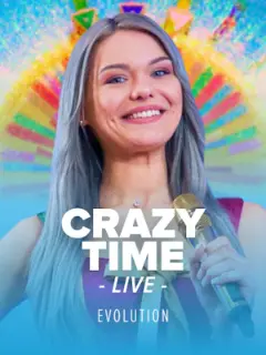 Crazy Time by Evolution, live table in the Stake lobby