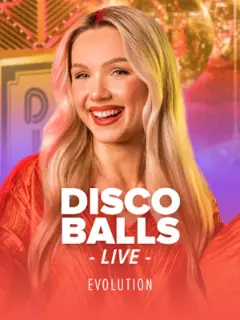 Disco Balls by Evolution, game show in the Stake lobby