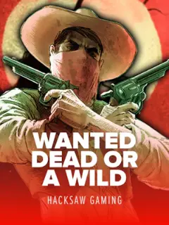 Wanted Dead or a Wild by Hacksaw Gaming, video slot in the Stake lobby