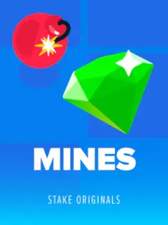 Mines by Stake Originals, in-house game in the Stake lobby